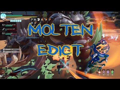 Farm using Molten Edict | Dauntless