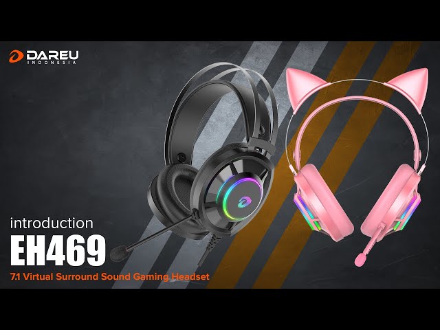 Tai Nghe DareU EH469 Mirror Queen Pink 7.1 RGB