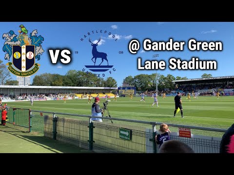 Sutton United vs Hartlepool @ Gander Green Lane Stadium - EFL League Two 17/09/22 - Groundhopping #5