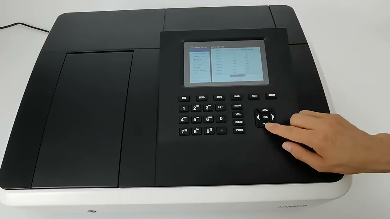 C 7200 espectrofotômetro uv vis de feixe duplo