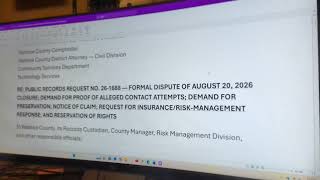 WASHOE COUNTY MANAGERS OFFICE DENIAL OF PUBLIC RECORD REQUEST 20260820