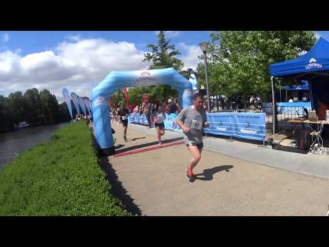 12. Lichtenauer Wasserlauf am 17. Juni 2017 - Zieleinlauf 10km