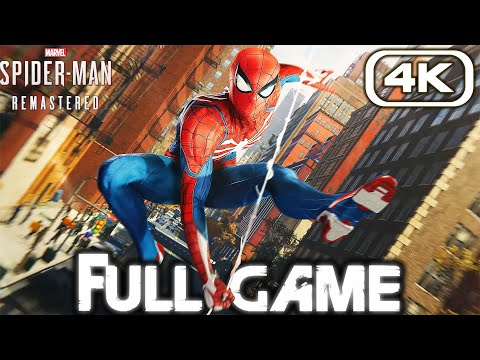 SPIDER-MAN REMASTERED PC Gameplay Walkthrough FULL GAME (4K 60FPS MAX SETTINGS) No Commentary