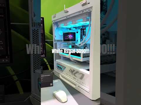 New White @asusrog  Astral 5090!!  #asus #rog #astral #pc #gaming #gpu #computex2025