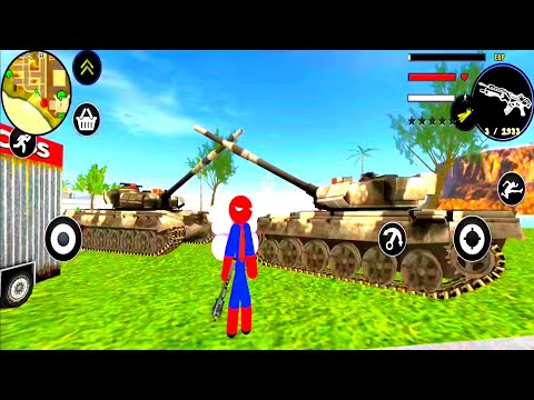 Amazing Spider Stickman Rope Hero City Gangster Crime 2022