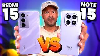 REDMI 15 vs REDMI NOTE 15 parece a MESMA COISA mas não É! 