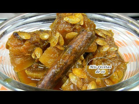 Como cocer calabaza en dulce de piloncillo