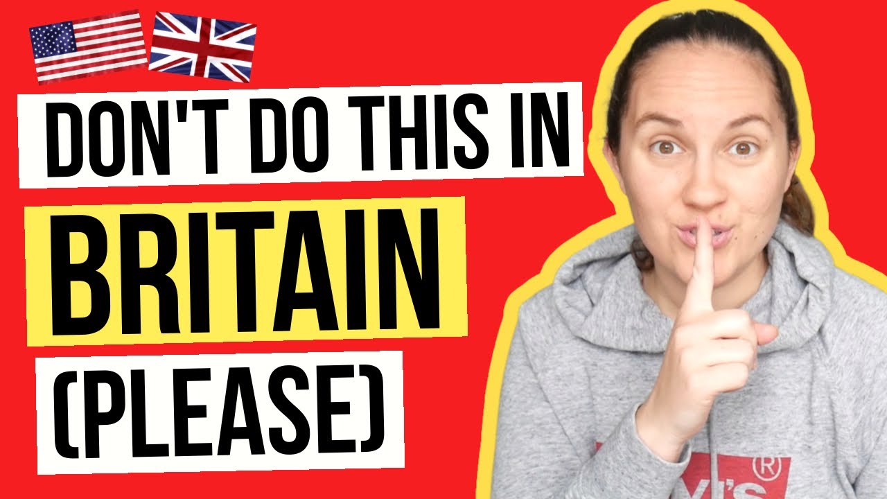 7 American Habits that are RUDE in the UK! / American in the UK