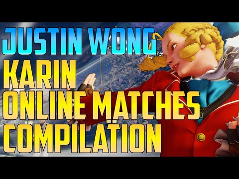 Street Fighter V / 5 - Justin Wong's Karin Online Matches【1080p60 High Level Matches】