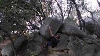 Video thumbnail of Brainless, 6b+. Can Boquet