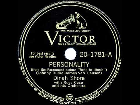 1946 Dinah Shore - Personality