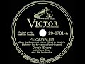 1946 Dinah Shore - Personality