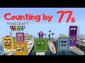 Counting by 77s Song Minecraft Numberblocks | Skip Counting by 77 Song | Math Songs For Kids