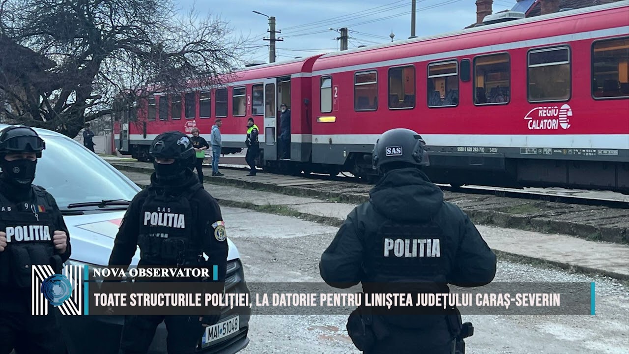 TOATE STRUCTURILE POLIȚIEI, LA DATORIE PENTRU LINIȘTEA JUDEȚULUI CARAȘ-SEVERIN