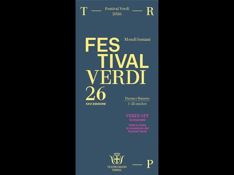 operaclassica: programmazione festival Verdi 2026