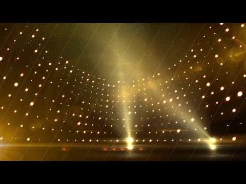 Golden Revolving Stage Animated Looped Video Background