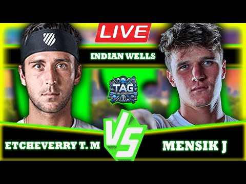 🔴LIVE: Etcheverry T vs Menšík J • Indian Wells 2025 #round1 #Etcheverry #Menšík #tennis #atp