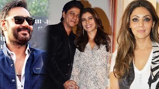 Shah Rukh Khan And Kajol Talk About The Romance With Gauri Khan And Ajay Devgn!