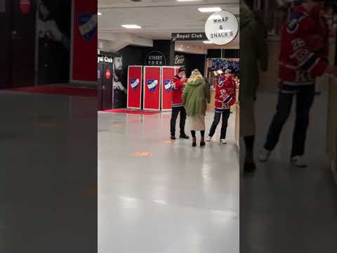 I.F.K. Hockey Team Arena Fans during break Helsinki Finland September 2021 1