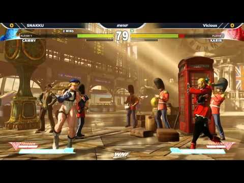 WNF Wednesday Night Fights 1.6 SFV - SNAKKU (Cammy) vs Vicious (Karin)