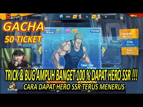 GACHA 50x ELITE & EPIC TICKET TRICK AMPUH 100%  DAPAT SSR !! - ONE PUNCH MAN The Strongest