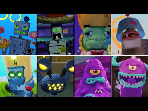 Evolution of Enemy Cutscenes in SpongeBob Games (2002-2023) [4K]
