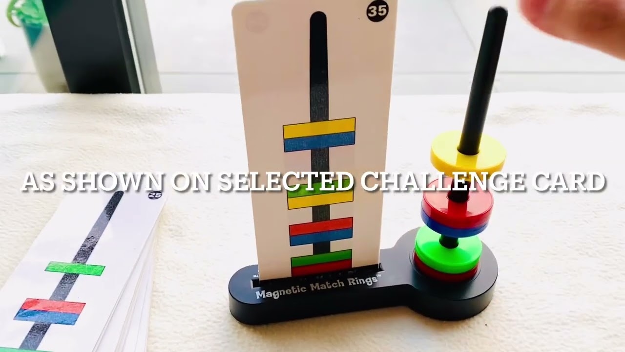 Magnetic Match Rings, by Popular Playthings