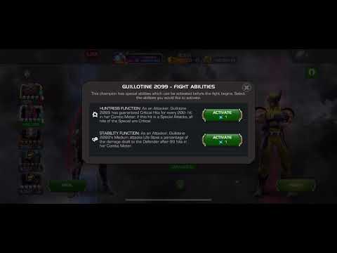 5* Guillotine 2099 vs rol wolverine #MCOC