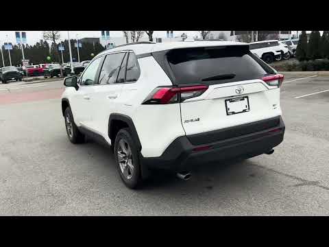 2025 Toyota RAV4 XLE AWD in White for sale at Abbotsford Hyundai in Abbotsford, BC