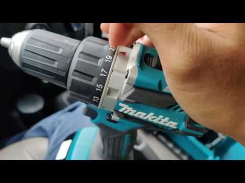 Akumuliatorinis gręžtuvas MAKITA DDF484ZJ video