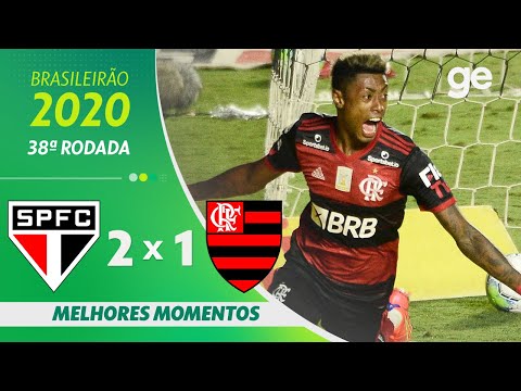 SÃO PAULO 2 X 1 FLAMENGO | MELHORES MOMENTOS | 38ª RODADA BRASILEIRÃO 2020 | ge.globo