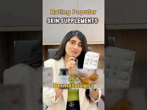 Rating Popular Skin Supplements as a Dermatologist. #skincare #dermatologisttips #skincaretips