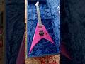 Ish-custom-spec’d ESP USA V2-FR in Disco Pink Sparkle! Available now! #espguitar #guitar #guitarist