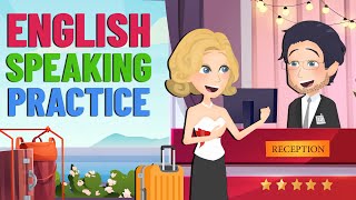At the Hotel | Shadowing English Speaking Practice Conversation | Slow English Speaking & Listening