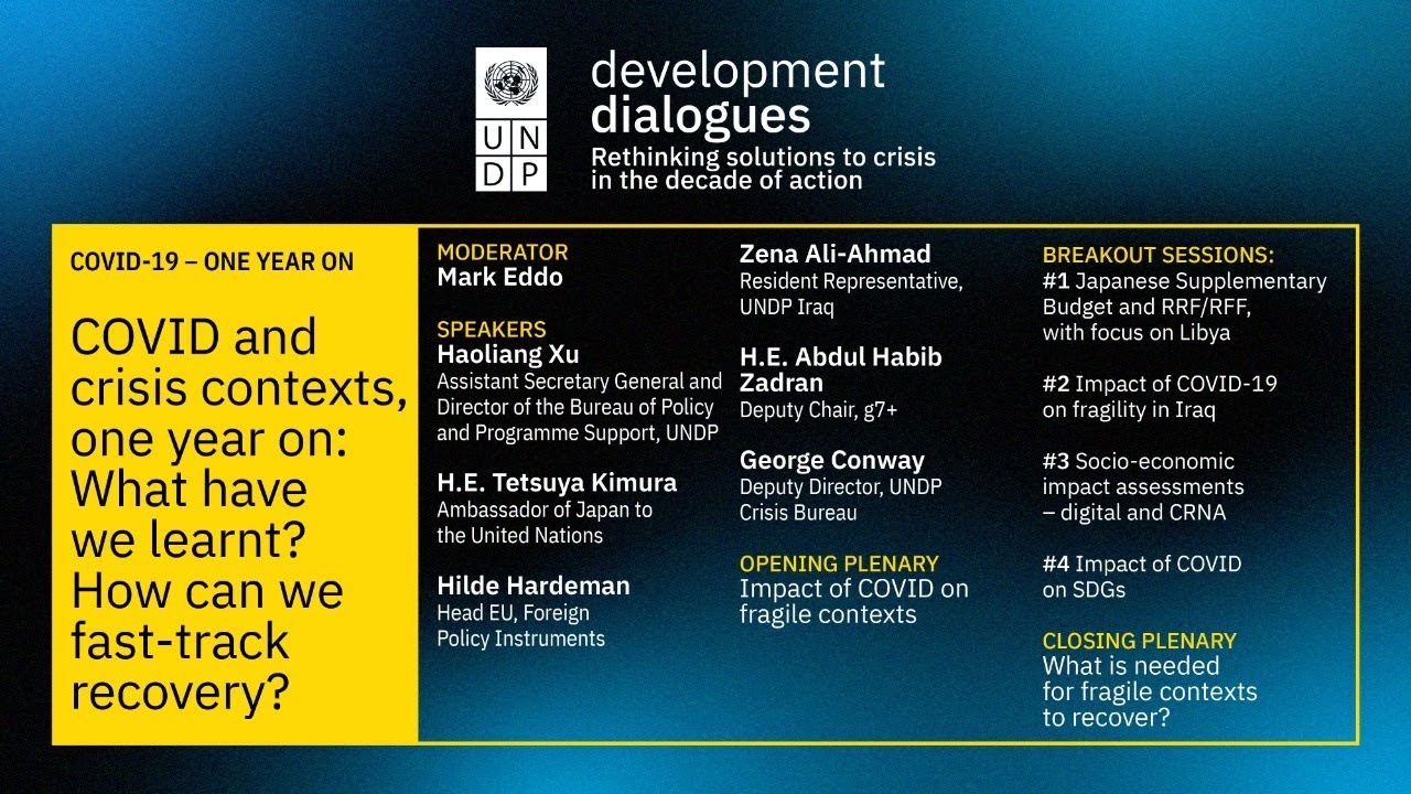 COVID and fragile contexts, one year on: What have we learnt?  How can we fast-track recovery?