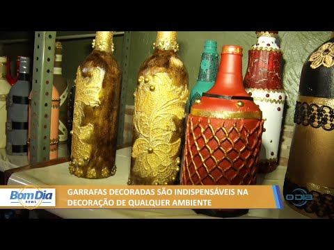 Garrafas decoradas são indispensáveis na personalização de qualquer ambiente 03 03 2022