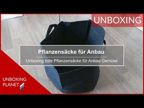 Tolle Pflanzensäcke für Kräuter und Gemüse - Unboxing Planet