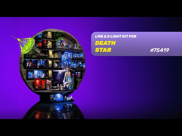Video teaser for LIGHT MY BRICKS - Death Star™ 75419
