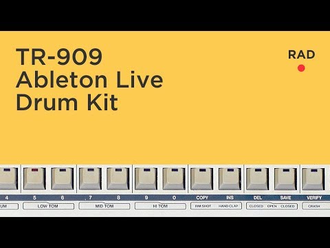 909 DRUMS | Free Ableton Live Drum Kit
