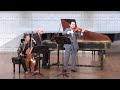 Buxtehude's Trio Sonata in A minor, Op. 1, No. 3 for violin, viola da gamba, and harpsichord
