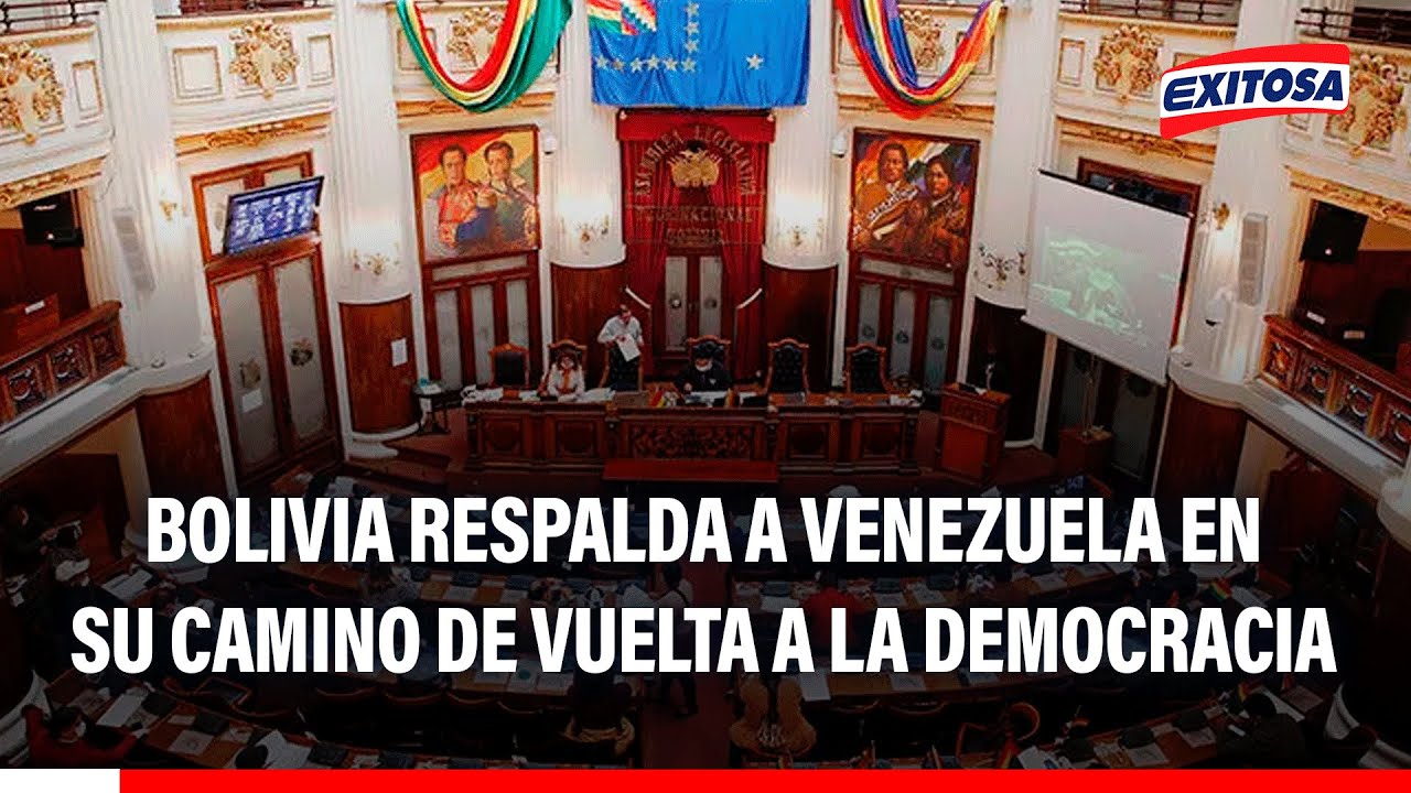 🔴🔵 Bolivia manifiesta su respaldo a Venezuela en su camino hacia la recuperación de la democracia