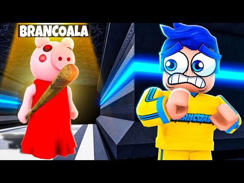 VIREI A PIGGY NO ROBLOX E FUI ATRÁS DO MARCOS - Brancoala Games
