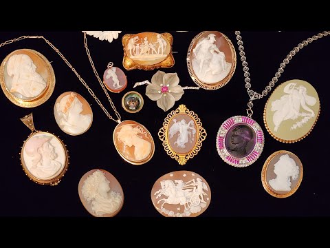 MUST SEE: A FANCY SHOW & TELL - MY CAMEO JEWELRY COLLECTION part 2 #antique #cameo #jewellery