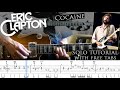 Eric Clapton Cocaine Guitar Solo Lesson With Tablatures And Backing Tracks