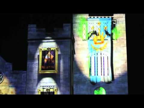 3D Projection Mapping Brings Old Castle To Life For Sleeping Prince App Launch