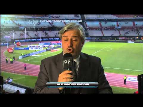 El análisis de Alejandro Fabbri. River 2 - Lanús 0. Fecha 9. Torneo Final 2014. FPT