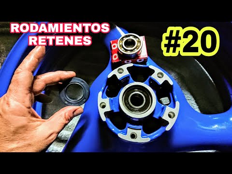 20 MONTAR RODAMIENTOS Ruedas dilatando con Calor y Frio Suzuki GSXR 750
