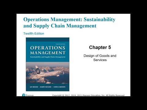 Chapter 5: Design of Good and Services
