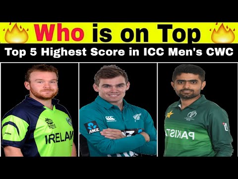 Top 5 Highest Score in ICC Men's CWC Super League || #shorts by Cricket Crush