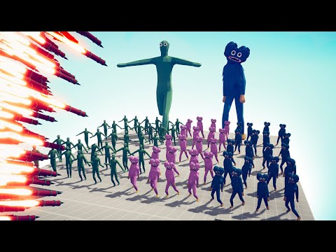 50x POPPY PLAYTIME + 50x ZOMBIE + GIANTS vs EVERY GOD - TABS | Totally Accurate Battle Simulator